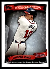 2010 Topps #PP-39 Chipper Jones Peak Performance Card