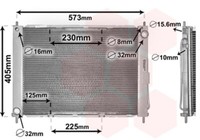 VAN Wezel WasserküHler MotorküHler Alu FüR Renault Clio III BR0/1 CR0/1 1.2 16V