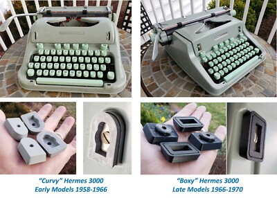 Hermes 3000 Typewriter Feet (1st and 2nd Gen) (set of 4)