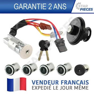 STARKIT PERFORMANCE KIT SERRURE BARILLET NEIMAN ANTIVOL DIRECTION + BOUCHON PEUGEOT EXPERT 95-06