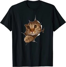 Sweet Kitten Torn Cloth - Funny Cat Lover Cat Owner Unisex T-Shirt