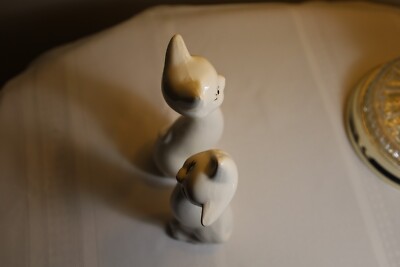 Vintage 1960's Long Neck Kitty Cat Ceramic Figurines ~ Set of 2 | eBay
