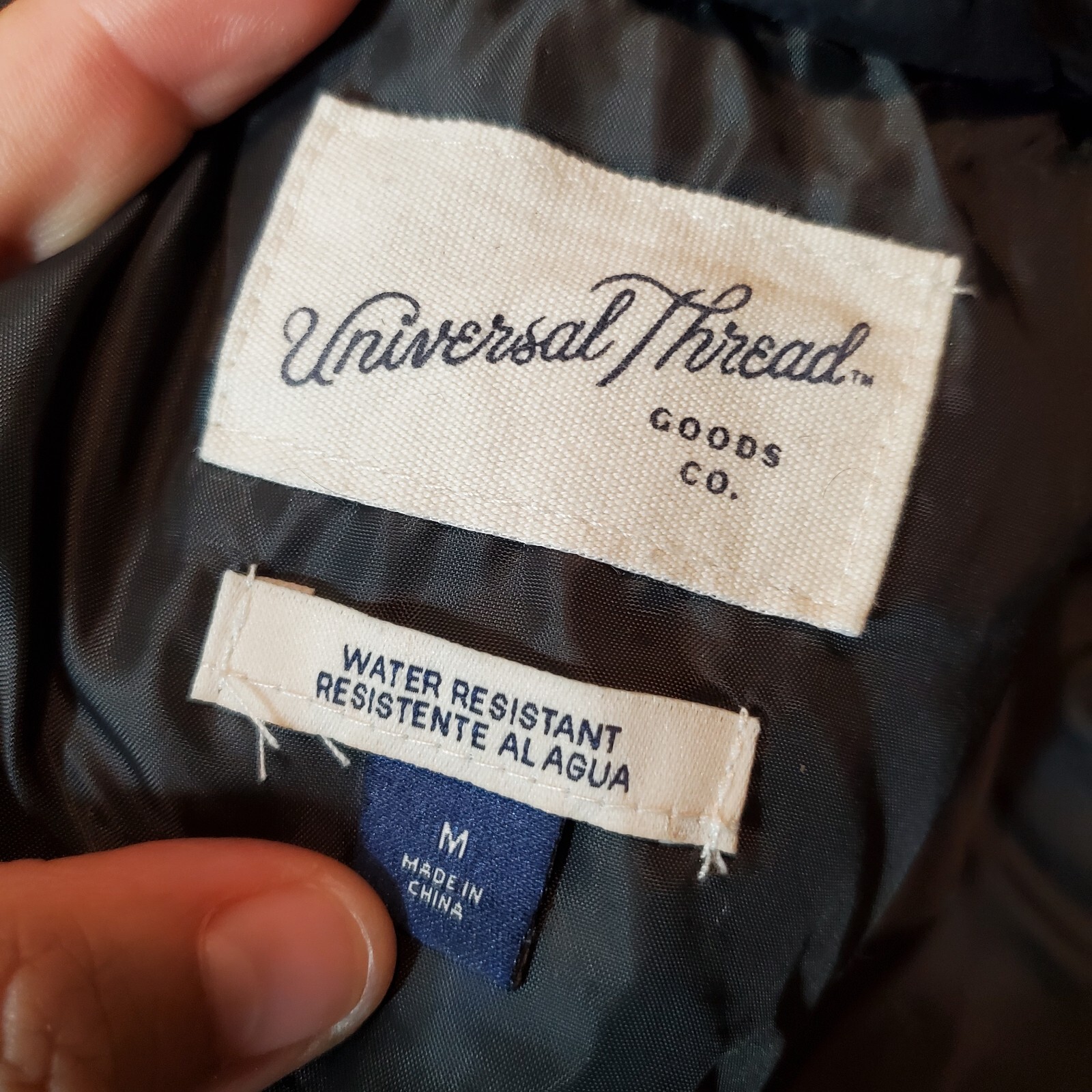 Universal Thread Black Water Resistant Jacket Siz… - image 6