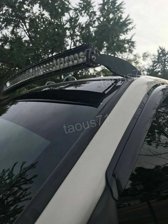 Combo de barra de luz LED curva techo 300W 52" para Dodge Ram 1500/2500 1994-2000 2001 Foto 4 de 4