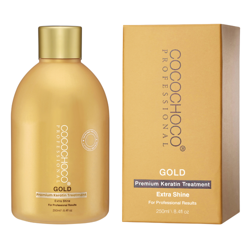 TRATTAMENTO CHERATINA BRASILIANA ORO COCOCOCO, RADDRIZZA CAPELLI 250ML & KIT MANTELLO - Foto 2 di 3