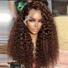 13x4 13x6 Hd Lace Curly Lace Front Human Hair Water Wave Brazilian Wigs Women
