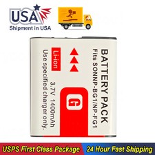 For Sony Cyber-shot DSC-W125 DSC-W130 DSC-W150 DSC-W170 Battery NP-FG1 NP-BG1