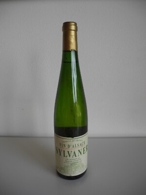 Weißwein Frankreich Elsass VIN D'ALSACE SYLVANER Jahrgang unbekannt Rarität alt