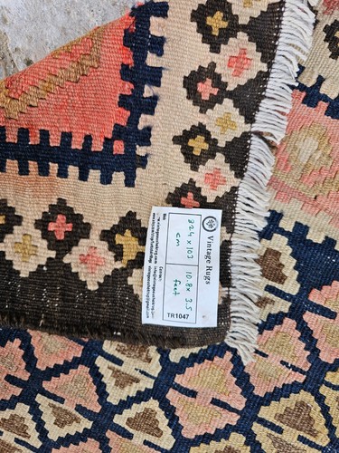 Antique Handmade Caucasian Runner Rug - Picture 13 of 13
