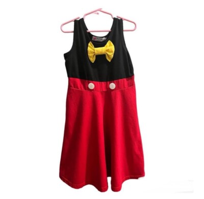 Girls Minnie Mouse Dress Tank Dress By Vogue Fashion