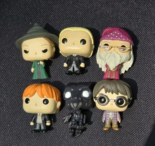 Harry Potter Funko Advent Calendar Mini Figures 1.5" Lot of 6 - 2018