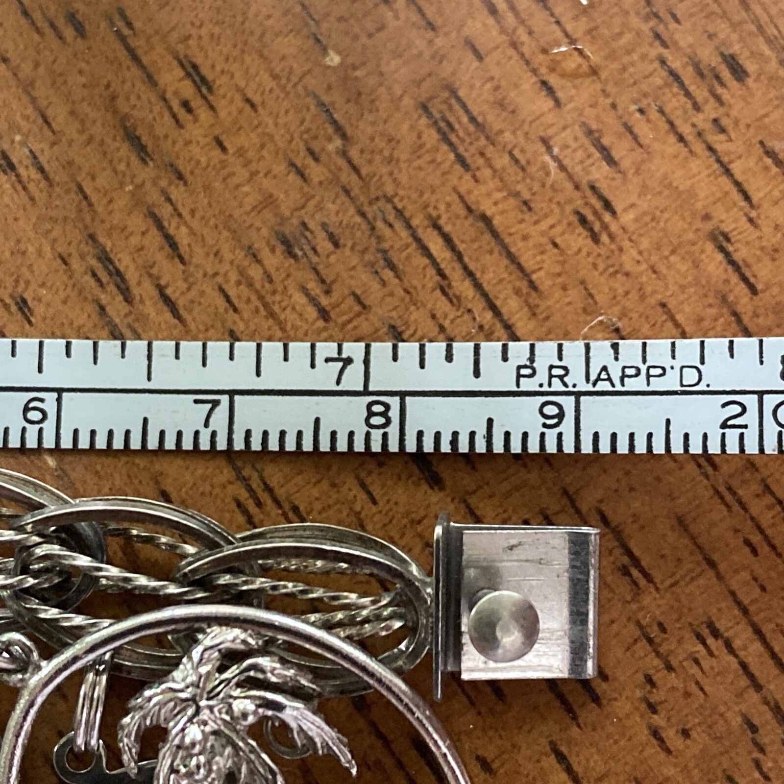 Solid Cable Sterling Excellent Condition Charm Br… - image 21