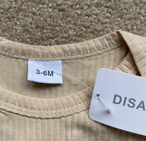 I got it from my mama beige Einteiler Body 3-6 Monate - Bild 2 von 2