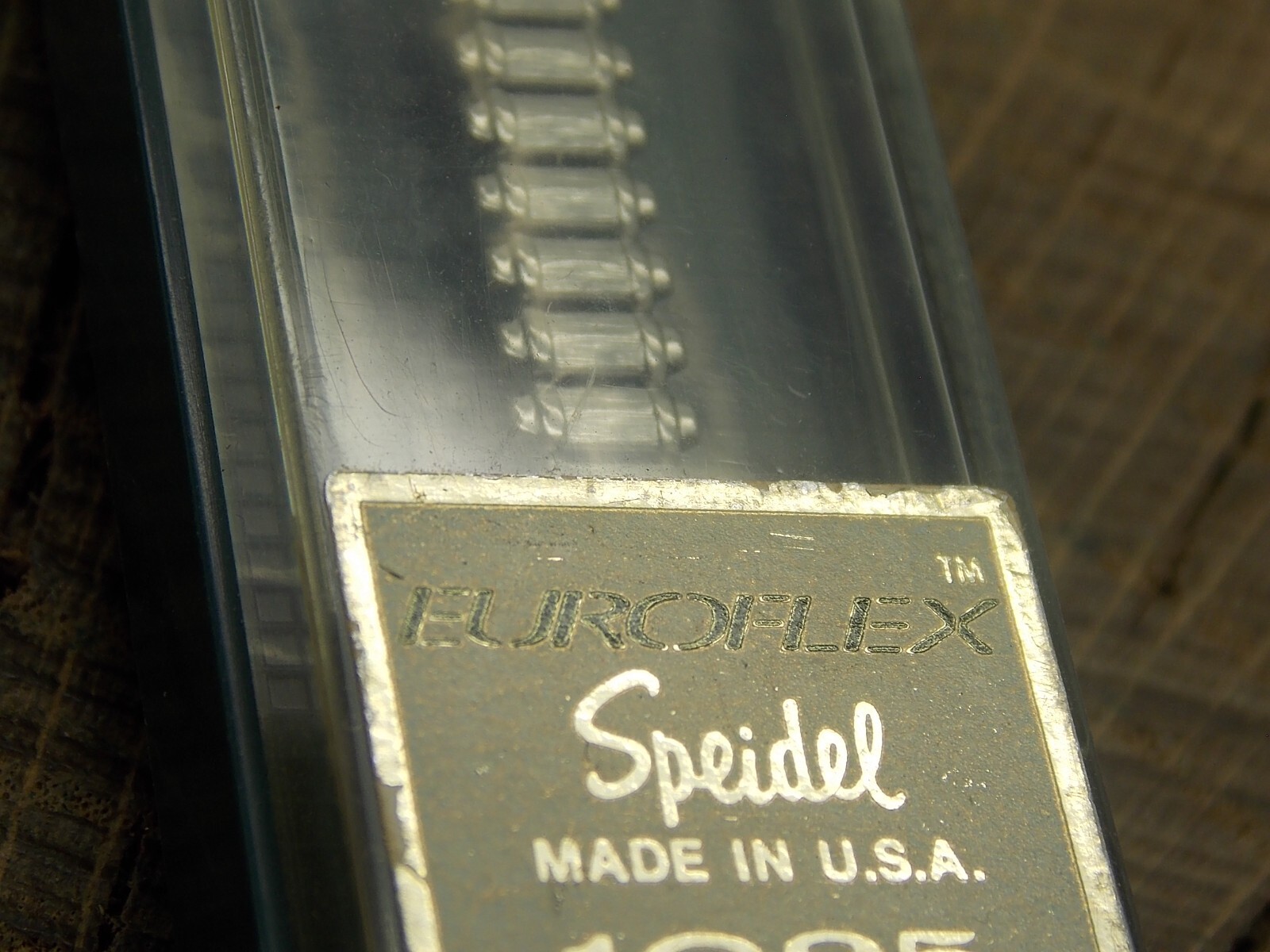Vintage NOS Speidel Euroflex USA Watch Band Expansion Stainless Steel 8mm Unused
