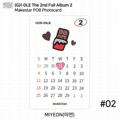 G)I-DLE G-IDLE IDLE The 2nd Full Album 2 Two Makestar POB