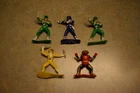 VINTAGE 1993 BANDAI LOT OF 5 MIGHTY MORPHIN POWER RANGERS COLLECTIBLE FIGURES