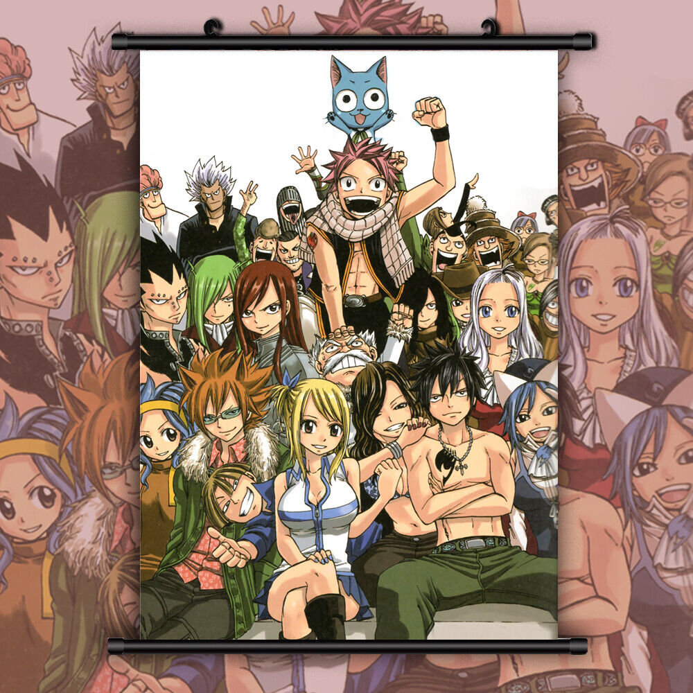 Fairy Tail Characters Anime Poster