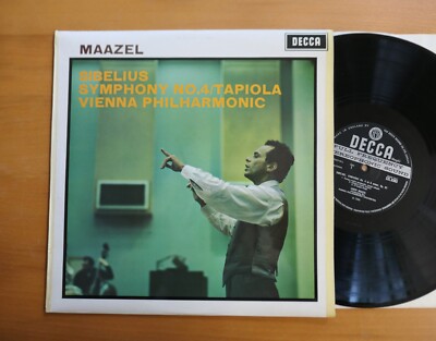 SXL 6365 WB Sibelius Symphony no. 4 Tapiola Lorin Maazel NEAR MINT Decca ED3