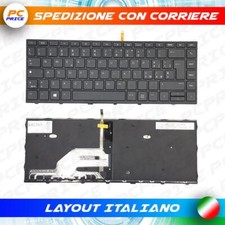 TASTIERA ORIGINALE HP PROBOOK 430 G5 FRAME NERO RETROILLUMINATA