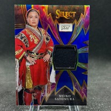 Meiko Satomura 2024 Panini Select WWE Sparks Mem Blue Prizm /49 #SP-MSM