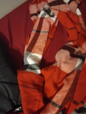 Sold scarf and plaid,wrap around