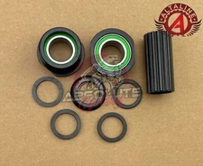 ALTALINE BMX BICYCLE ALLOY BOTTOM BRACKET SEALED BEARING EURO 51A 19MM KIT BLACK
