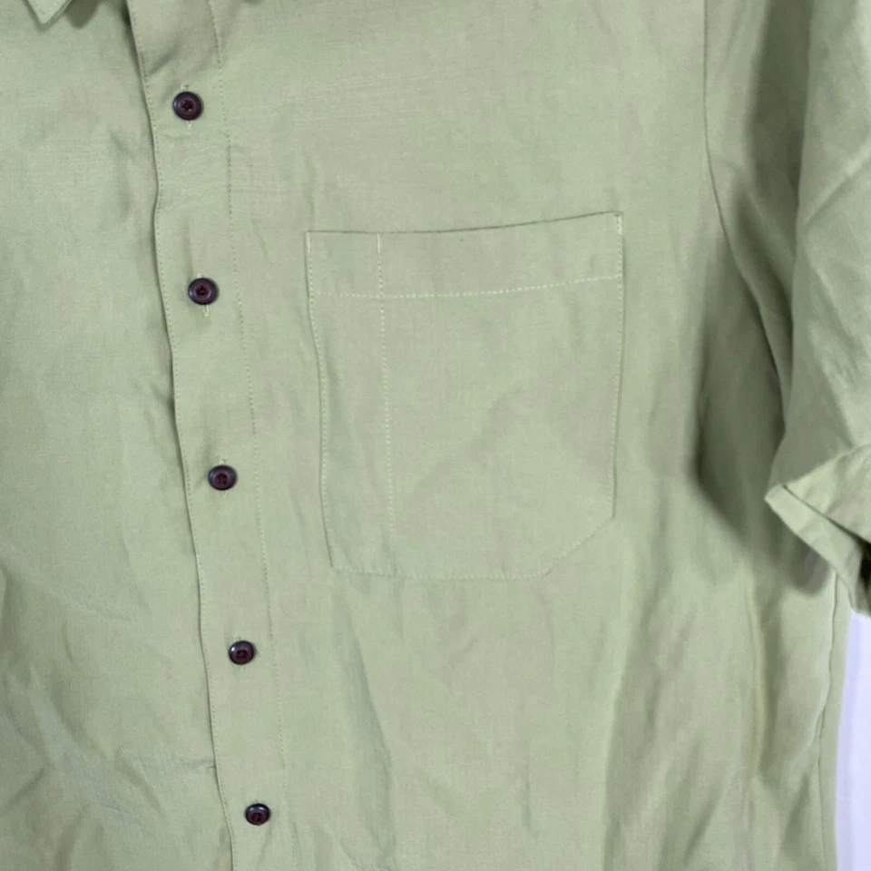 5.11 Tactical Shirt Mens Medium Green Snap Button Up Short Sleeve Conceal Carry - Image 3 of 4