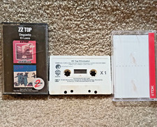 Lot of 2 ZZ TOP Cassette Tapes, Deguello, El Loco, Eliminator, Cheap Sunglasses