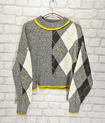 Pringle of Scotland X H&M Ribbed Striped and Argyle Pattern Jumper