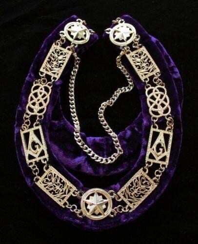 York RIte Grand Lodge Officers Collar Freemason Masonic | eBay