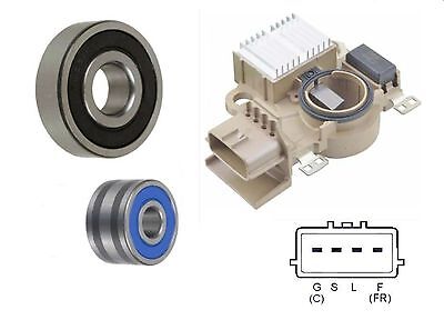 交流发电机重建工具包 08-10 LANCER 欧蓝德 2.4l 呼吸调节器，刷子、轴承 | eBay