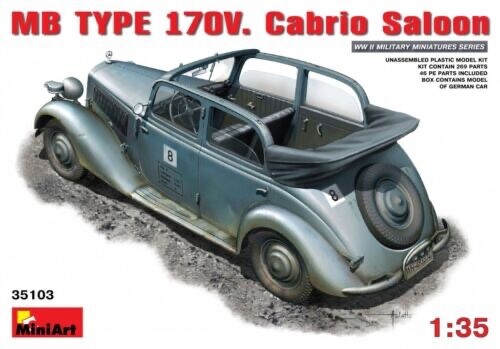 MINIART 35103 1:35 MB TYPE 170V. Cabrio Saloon - Picture 1 of 6