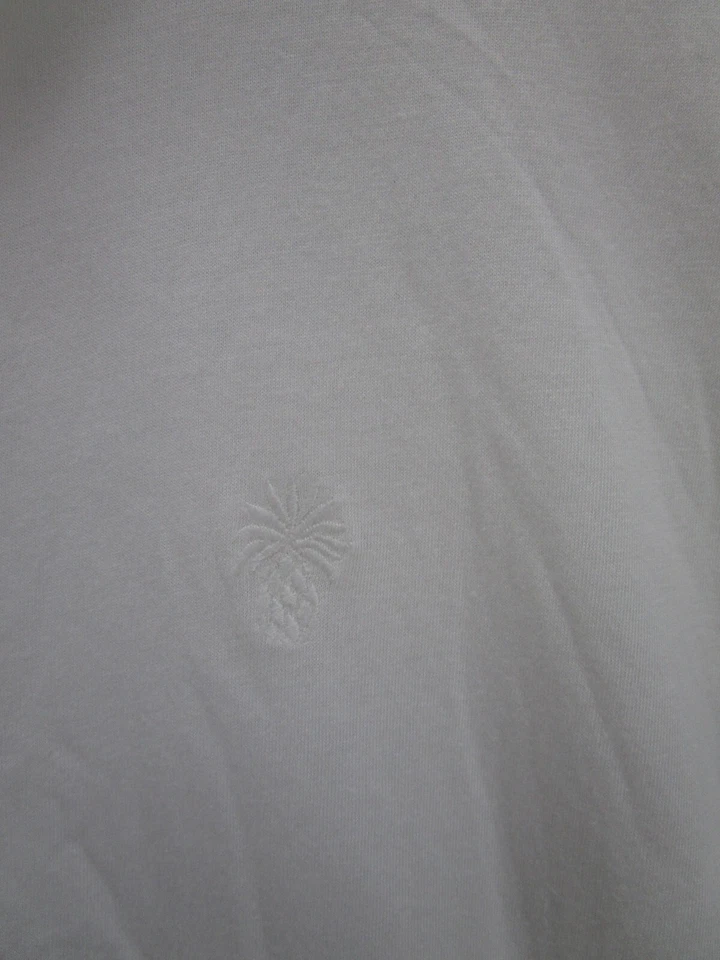 Tommy Bahama Polo 衫女式 XL 白色套衫高尔夫夏威夷学院风针织标志 — 第 4/4 张图片