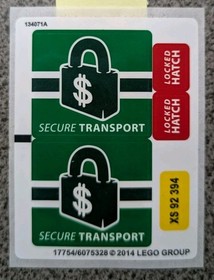 LEGO Marvel Super Heroes Sticker Sheet Lot 76004 76015 76032 76037 76109 OEM