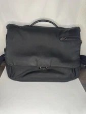 Tumi FXT Ballistic Nylon Slim Expandable Computer Flap Briefcase Black #26192D4