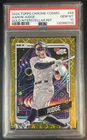 2024 Topps Cosmic Chrome Aaron Judge #68 Gold Interstellar Refractor /50 PSA 10