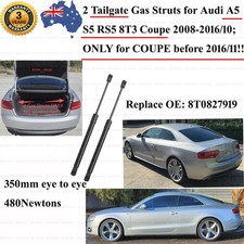 2 Coupe Tailgate Boot Gas Struts For Audi A5 RS5 S5 2008-2016 Lift Spring Damper