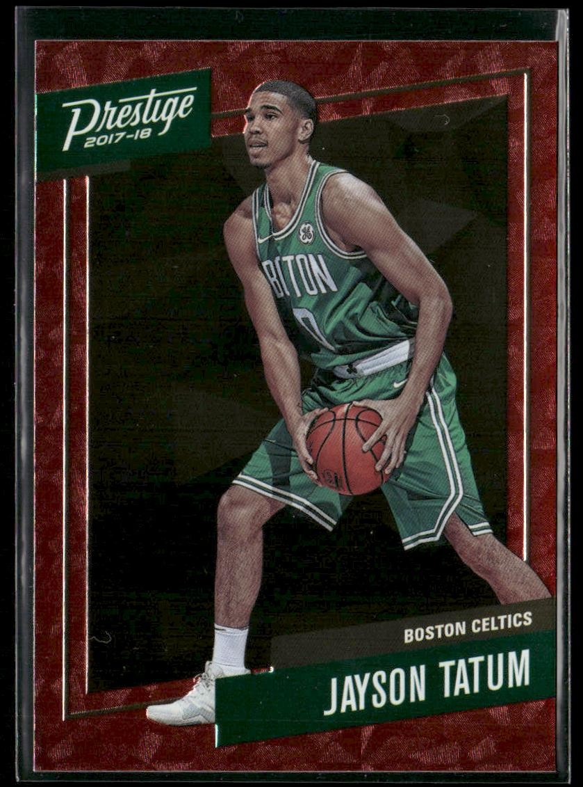 2017-18 Panini Prestige Jayson Tatum #3 Micro Etch Rookie RC Boston Celtics