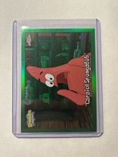 2025 Topps Chrome SpongeBob SquarePants “Careful SpongeBob” Kelp Refractor #95