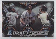 2019 Bowman Draft Chrome Progression Refractor /250 Heliot Ramos Joey Bart fo7