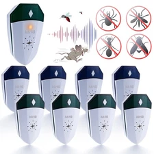 Pest Defence Ultrasonic Pest Repeller 1-6Pcs, Ultrasonic Pest Repeller Plug US