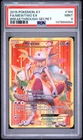 2015 POKEMON XY BREAKTHROUGH SECRET #164 FULL ART/MEWTWO EX PSA 9