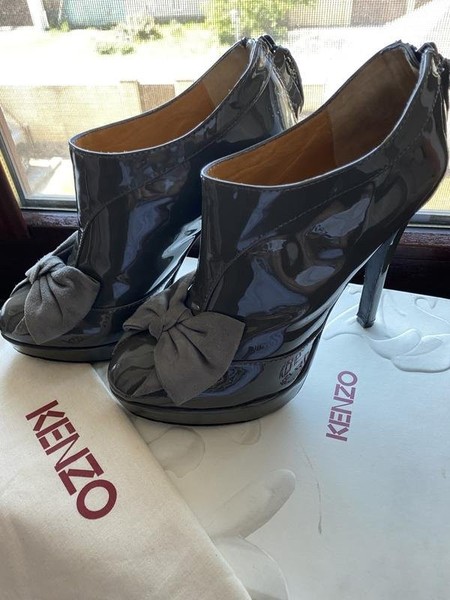 Women Kenzo Boots Grey 36
