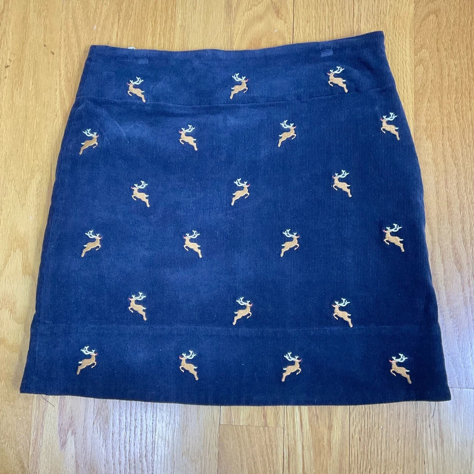 Falda Náufrago Nantucket Pana Negra con Reno Rudolph (6) Foto 4 de 4