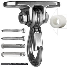 Heavy Duty Swing Hanger Stainless Steel 180 Smooth Operation Screws Bolts,
