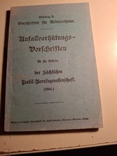 Unfallverhütungsvorschriften Textilindustrie...