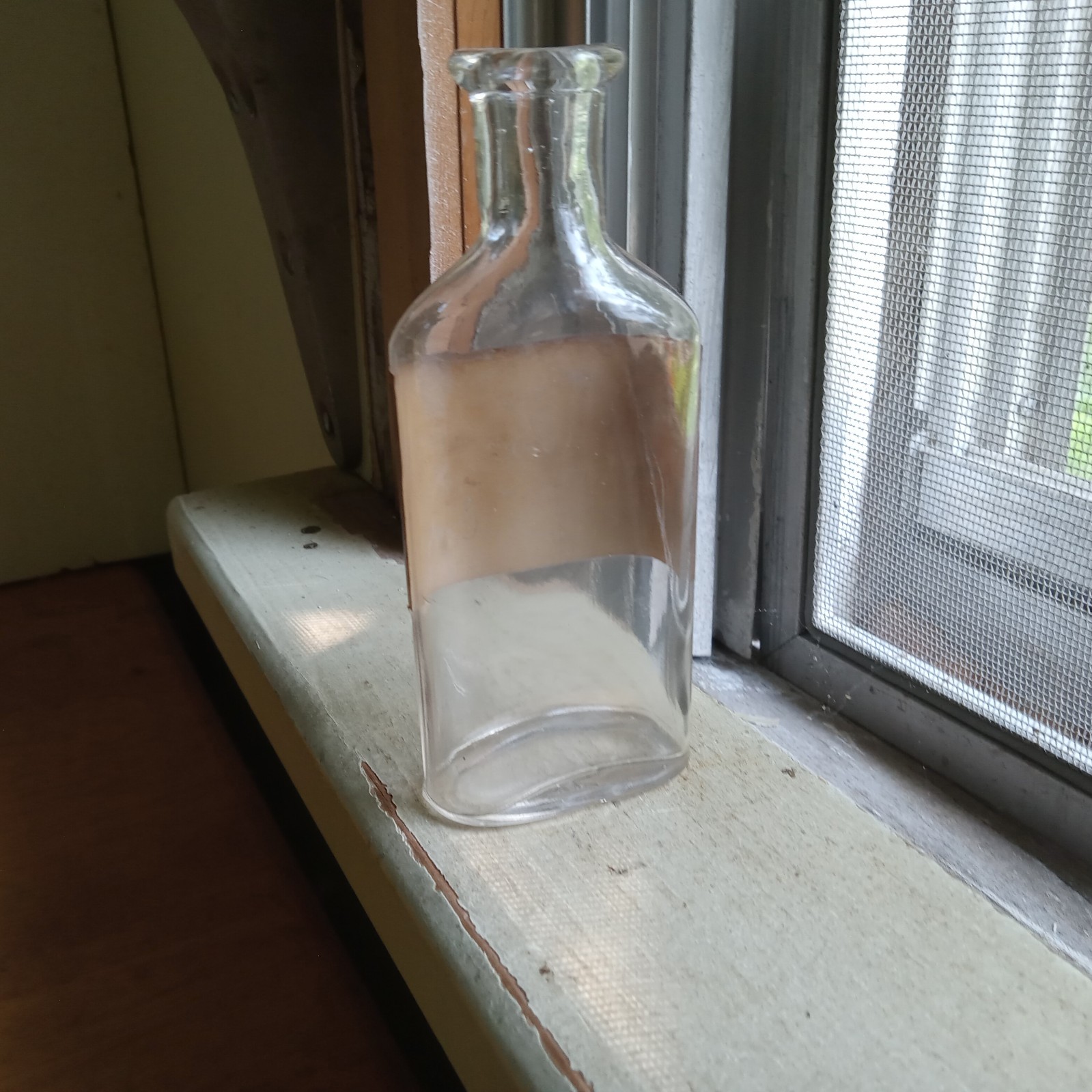 WILLIMANTIC,CONN EARLY 1900 VANILLA EXTRACT THE REXALL STORE LABELED BOTTLE