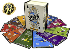 Yoga Exercise Cards: Designed by Certified Yoga Instructor. Video Instructions I