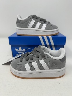 Adidas Campus 00s EL I Shoes Girls 6K Gray White Sneakers IH8899 New In Box