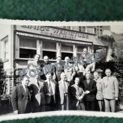 Valwig an der Mosel 1950  Einig´s Weinstube (Inh. Zenzen) Vintage  altes Foto